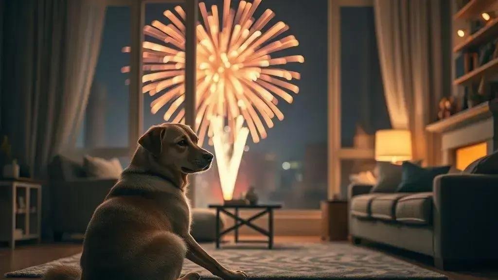 Como acalmar o pet durante fogos: técnicas que realmente funcionam