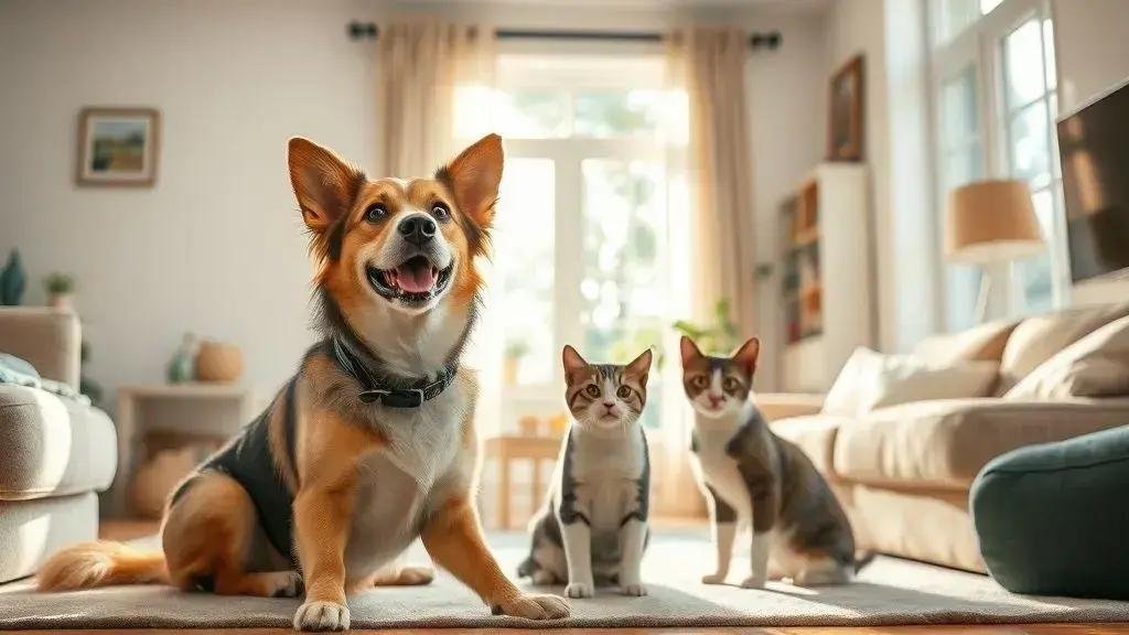 Como manter o lar limpo com pets sem perder a alegria da companhia deles