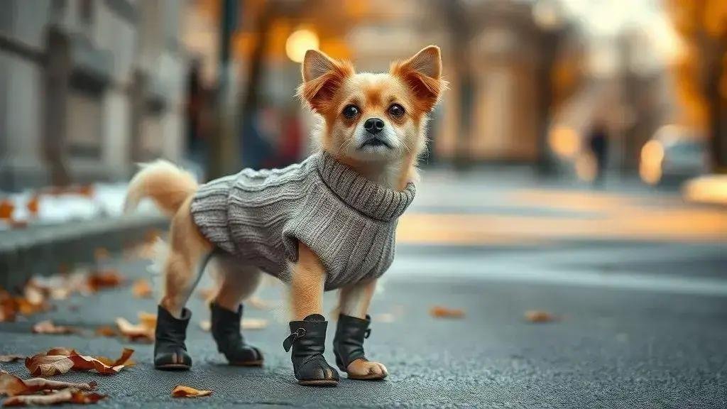 Como proteger seu pet do frio com roupas e acessórios