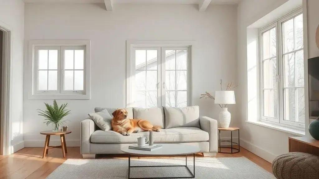 Decoração minimalista com pets: como unir estilo e conforto para seu amigo