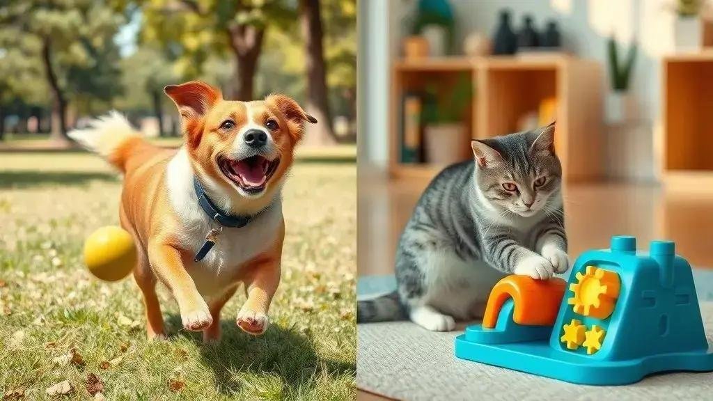 Exercícios e estímulo mental para o bem-estar dos animais Exercícios e estímulo mental para o bem-estar dos animais
