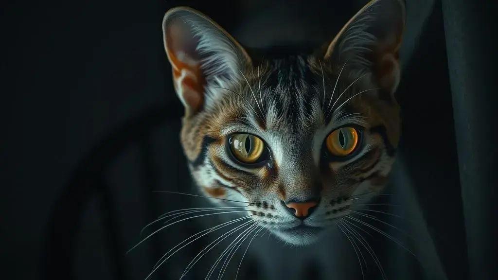 Os sentidos aguçados dos gatos no escuro Os sentidos aguçados dos gatos no escuro